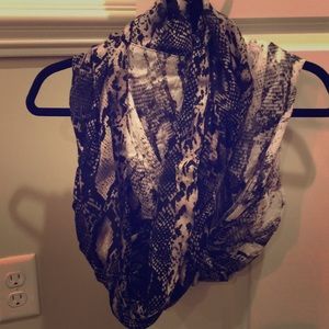 Express snake skin infinity scarf